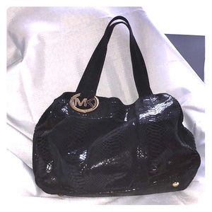 Michael KORS snakeskin shoulder bag